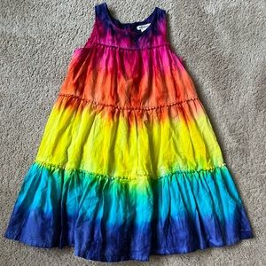 Girls Rainbow Dress size 7